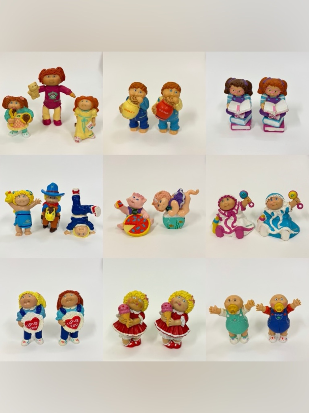 Vintage Cabbage Patch PVC figures - lot of 20